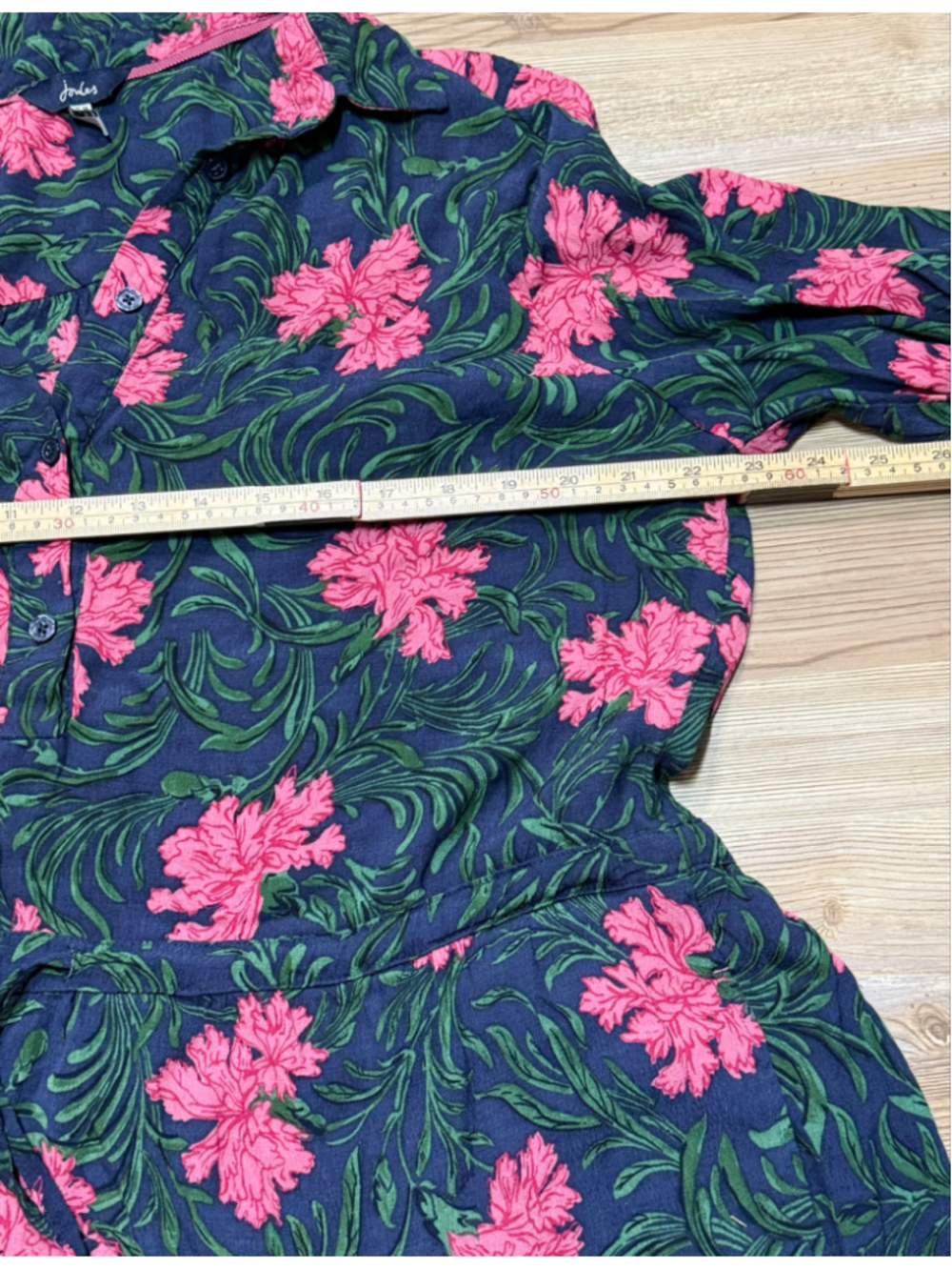 Joules Harper tiered shirt dress Size 14 - Picture 5 of 9
